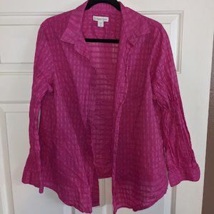 1x or size 18 Coldwater Creek button down in pink